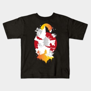 Japanese Motif Artwork Kids T-Shirt